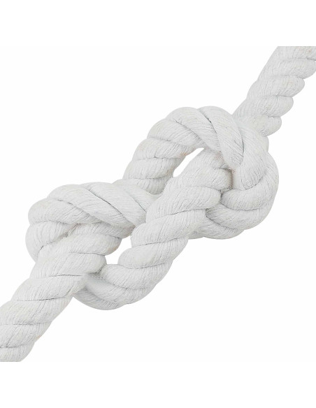Corda Bianco 1,6 x 1,6 x 10000 cm Cotone