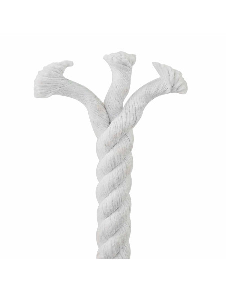 Corda Bianco 1,6 x 1,6 x 5000 cm Cotone