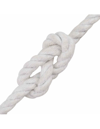Corda Bianco 0,6 x 0,6 x 2500 cm Cotone