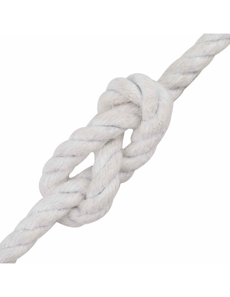 Corda Bianco 0,6 x 0,6 x 25000 cm Cotone