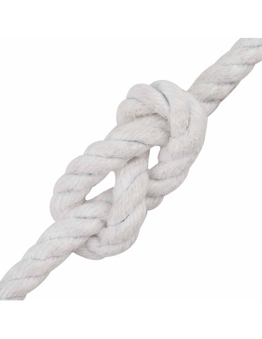 Corda Bianco 0,8 x 0,8 x 5000 cm Cotone