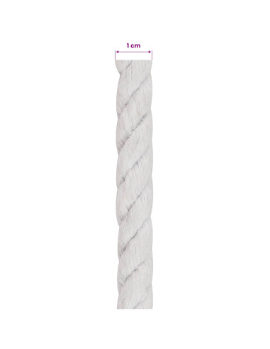 Corda Bianco 1 x 1 x 5000 cm Cotone