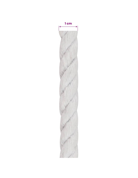 Corda Bianco 1 x 1 x 5000 cm Cotone