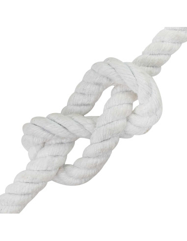 Corda Bianco 1,2 x 1,2 x 5000 cm Cotone