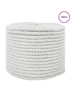 Corda Bianco 1,2 x 1,2 x 25000 cm Cotone 2