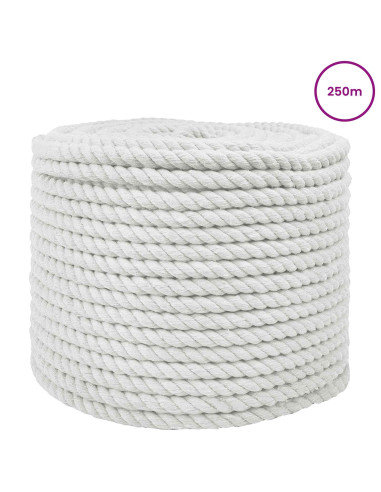 Corda Bianco 1,2 x 1,2 x 25000 cm Cotone