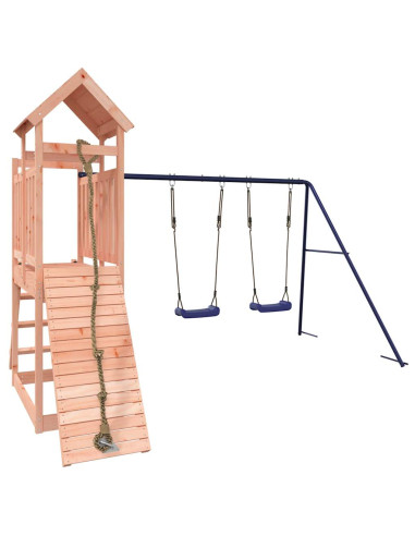 Set da Gioco da Esterno in Legno Massello di Douglas