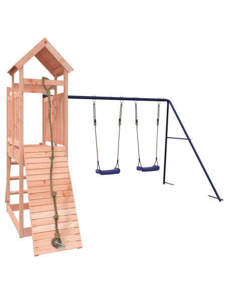 Set da Gioco da Esterno in Legno Massello di Douglas