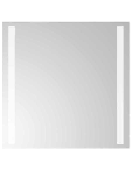 Specchio da bagno LED Trasparente 40 x 40 cm vetro temperato