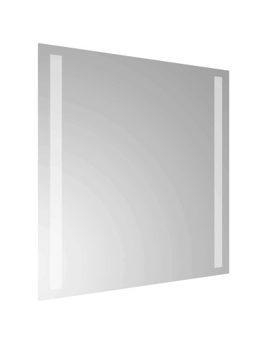 Specchio da bagno LED Trasparente 40 x 40 cm vetro temperato
