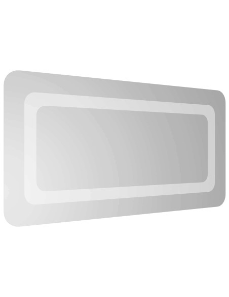 Specchio da bagno LED Trasparente 60 x 30 cm vetro temperato
