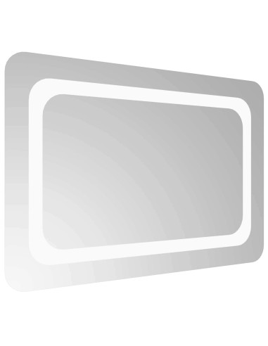 Specchio da bagno LED Trasparente 60 x 40 cm vetro temperato