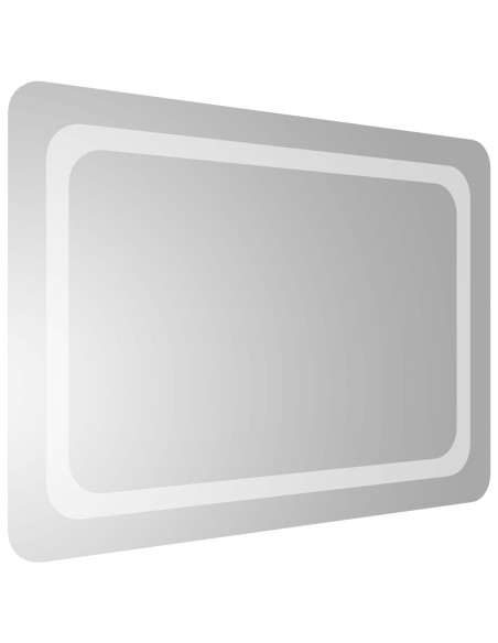Specchio da bagno LED Trasparente 70 x 50 cm vetro temperato