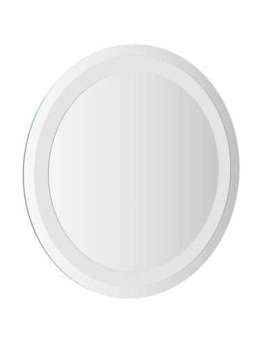 Specchio da bagno LED Trasparente Ø 40 cm vetro temperato