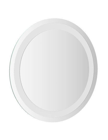 Specchio da bagno LED Trasparente Ø 40 cm vetro temperato