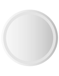 Specchio da bagno LED Trasparente Ø 50 cm vetro temperato 2