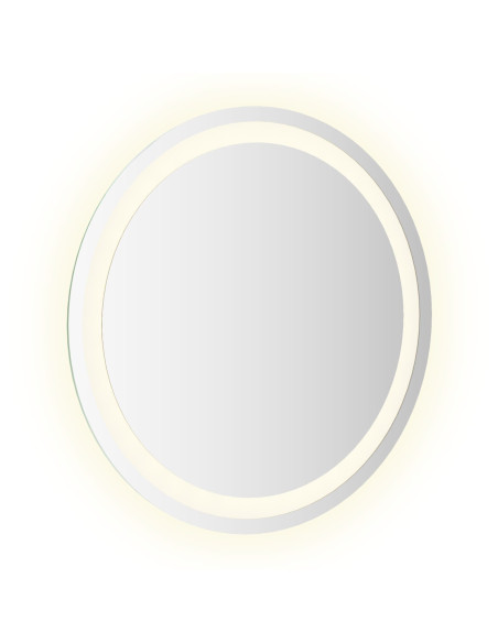 Specchio da bagno LED Trasparente Ø 50 cm vetro temperato