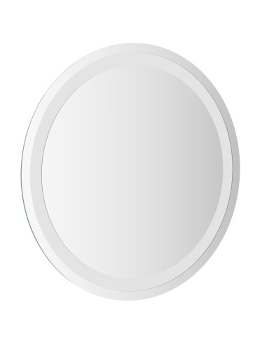 Specchio da bagno LED Trasparente Ø 50 cm vetro temperato