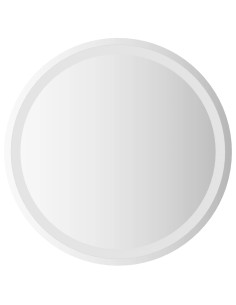 Specchio da bagno LED Trasparente Ø 60 cm vetro temperato 2