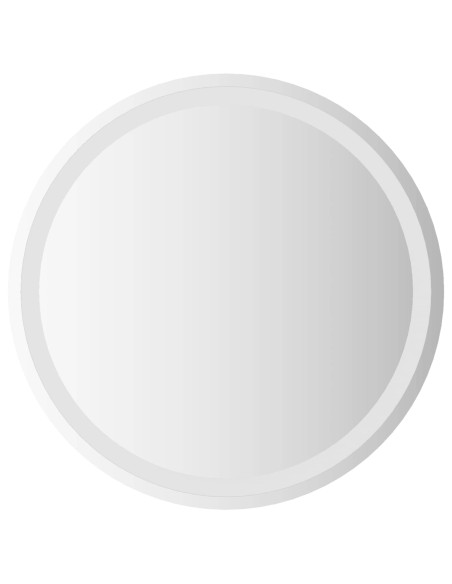 Specchio da bagno LED Trasparente Ø 60 cm vetro temperato