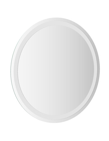 Specchio da bagno LED Trasparente Ø 60 cm vetro temperato