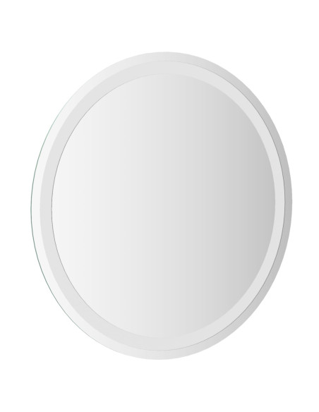 Specchio da bagno LED Trasparente Ø 60 cm vetro temperato