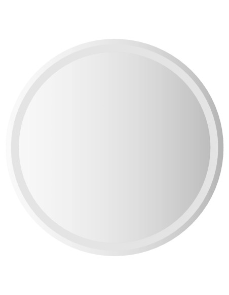 Specchio da bagno LED Trasparente Ø 70 cm vetro temperato