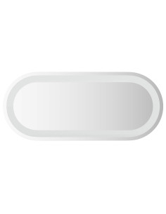 Specchio da bagno LED Trasparente 70 x 30 cm vetro temperato 2