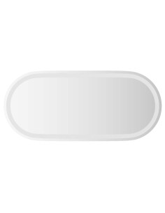 Specchio da bagno LED Trasparente 80 x 35 cm vetro temperato 2