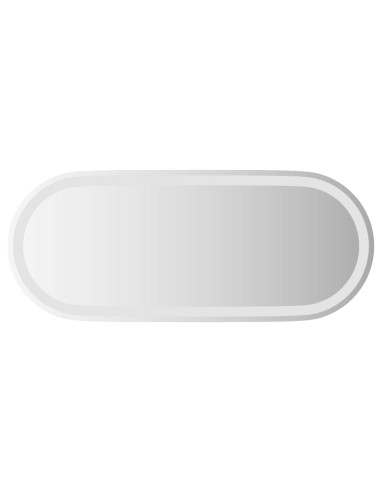 Specchio da bagno LED Trasparente 90 x 40 cm vetro temperato