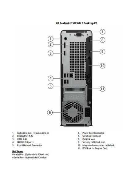 PRODESK 2 G1I SFF I5 16 256 W11