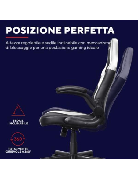 GXT703W RIYE GAMING CHAIR WHITE
