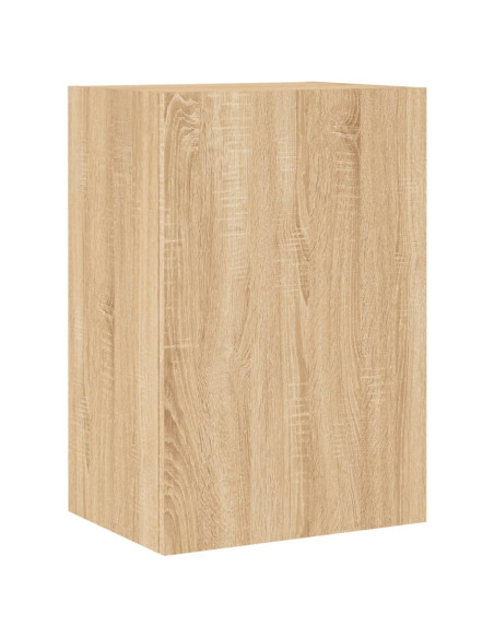 Mobili TV a Muro 5pz Rovere Sonoma in Legno Multistrato