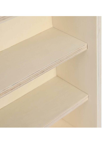 Vetrina a muro Beige 60 x 8,5 x 54 cm Legno compensato