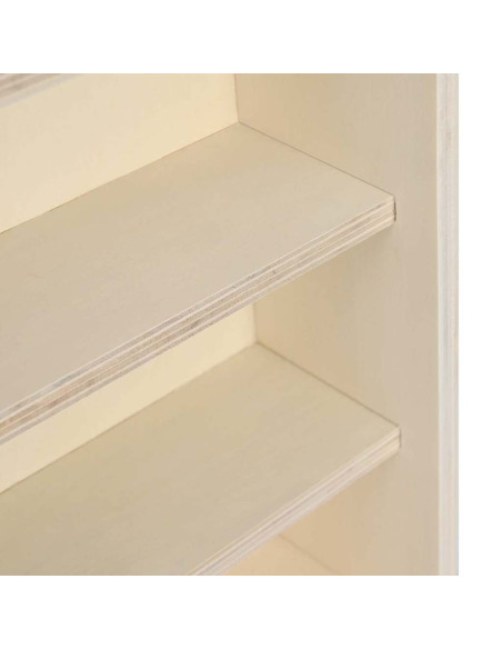 Vetrina a muro Beige 80 x 8,5 x 54 cm Legno compensato
