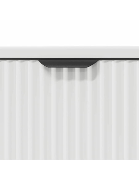 Set di mobili per il bagno con cassetto con porta 2 pcs Bianco