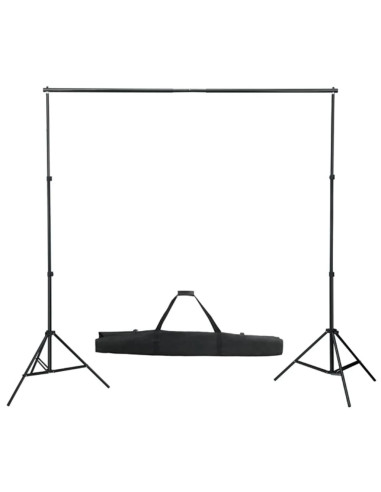 Kit Studio Fotografico con Set di Luci, Fondale e Riflettore