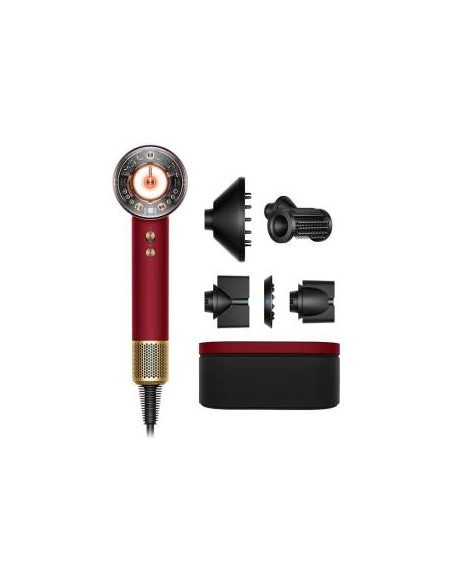 Dyson Asciugacapelli Supersonic Nural Hair Dryer 1600W Red Velvet/Gold