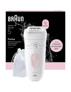 Braun Epilatore Elettrico Silk-pil Wet-Dry SE5011 Rosa Flamingo