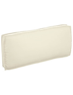 Cuscino Crema 120 x 50 x 12 cm Tessuto Oxford 2