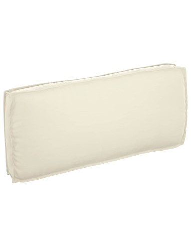 Cuscino Crema 120 x 50 x 12 cm Tessuto Oxford