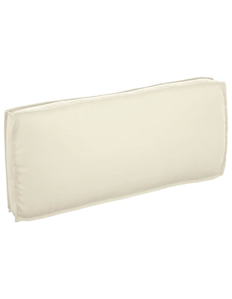 Cuscino Crema 120 x 50 x 12 cm Tessuto Oxford