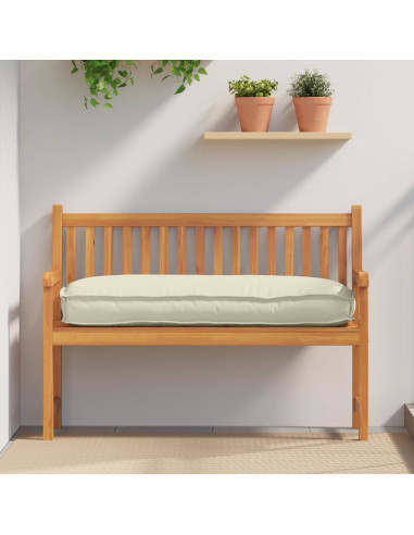 Cuscino Crema 120 x 50 x 12 cm Tessuto Oxford