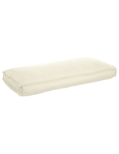 Cuscino Crema 120 x 50 x 12 cm Tessuto Oxford