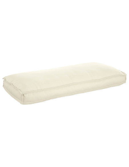 Cuscino Crema 120 x 50 x 12 cm Tessuto Oxford
