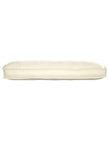 Cuscino Crema 120 x 50 x 12 cm Tessuto Oxford