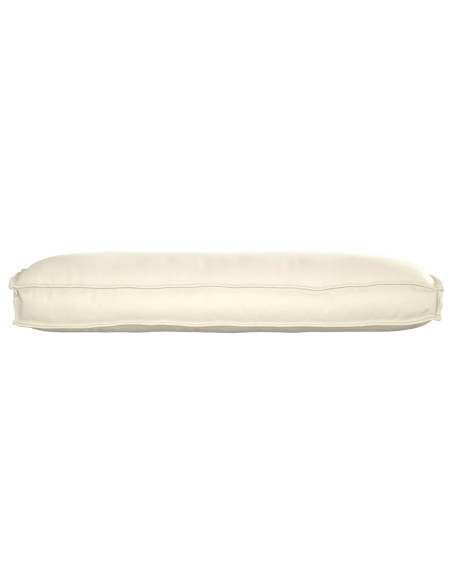 Cuscino Crema 120 x 50 x 12 cm Tessuto Oxford