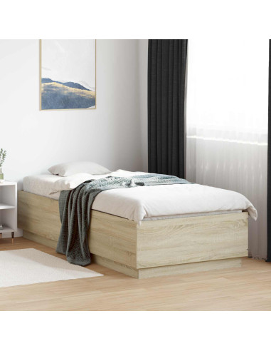 Struttura del letto Rovere Sonoma 80 x 200 cm