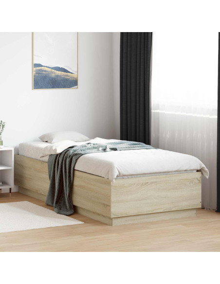 Struttura del letto Rovere Sonoma 80 x 200 cm