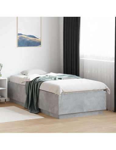 Struttura del letto Grigio Cemento 80 x 200 cm